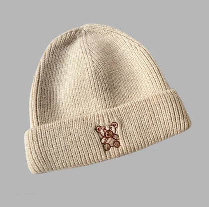 All-Match Bear Knit Hat