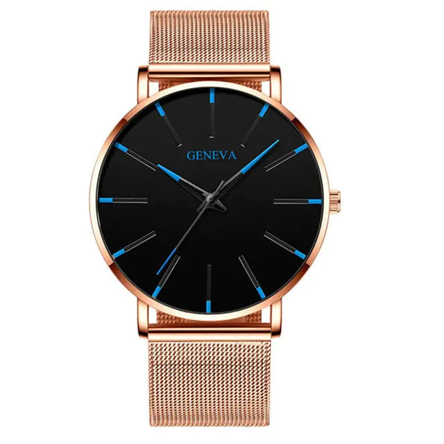 Minimalist Men's Fashion Ultra Thin Watch WEM Support (www.WEM.support)