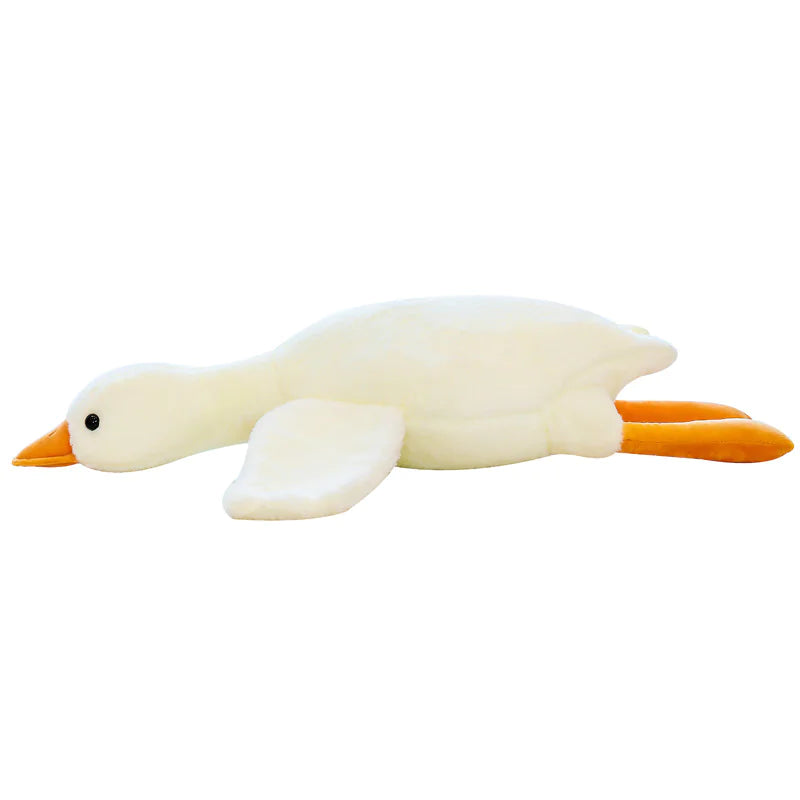 White Geese Plush Toy WEM Support (www.WEM.support)