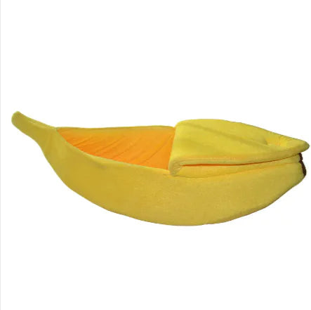 Banana Pet Bed – Cozy Sleeping Bag for Cats & Dogs WEM Support (www.WEM.support)