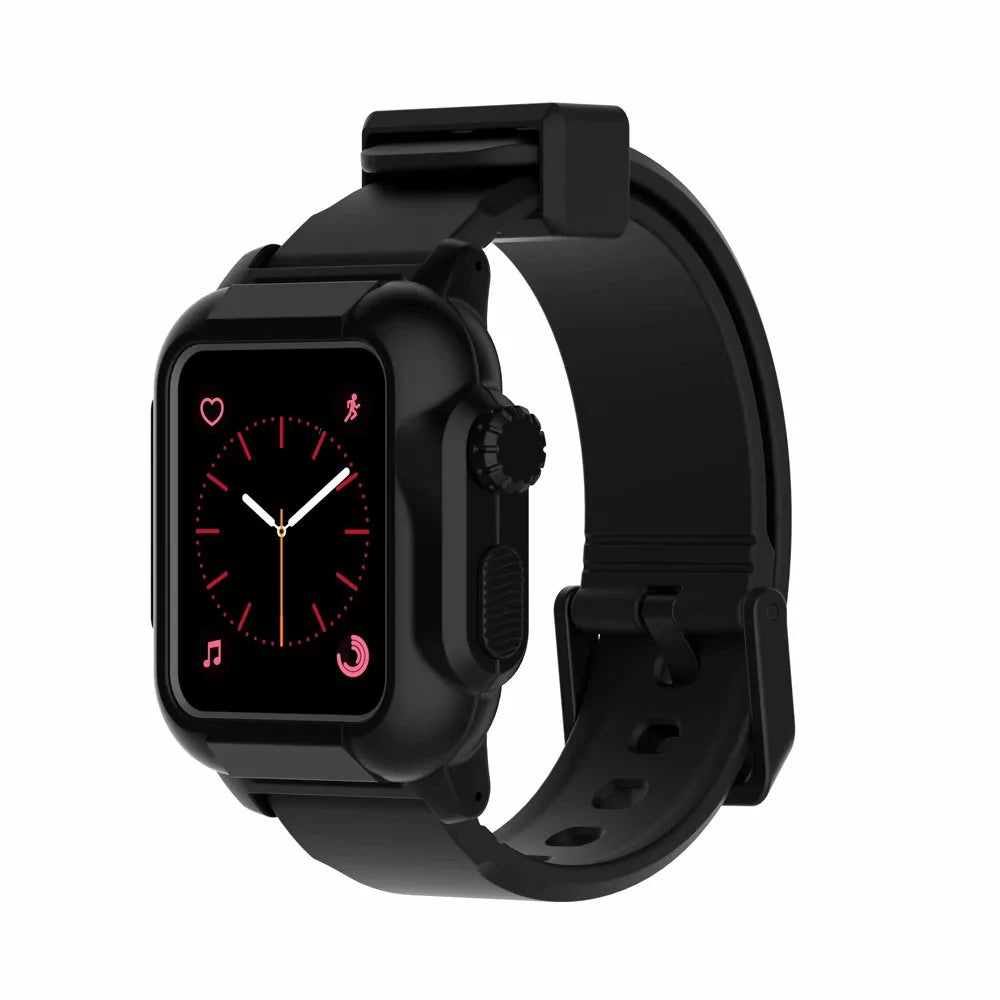 Waterproof Box Case Strap For Apple Watch WEM Support (www.WEM.support)