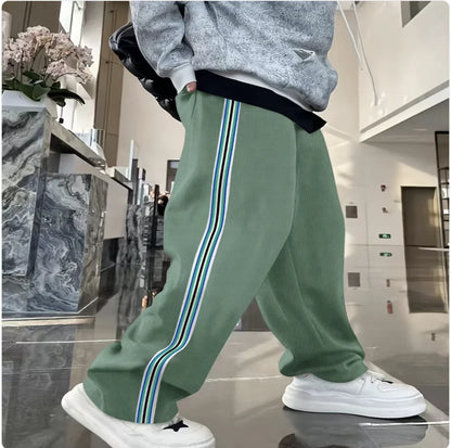 Men's Plaid Casual Sports Trousers