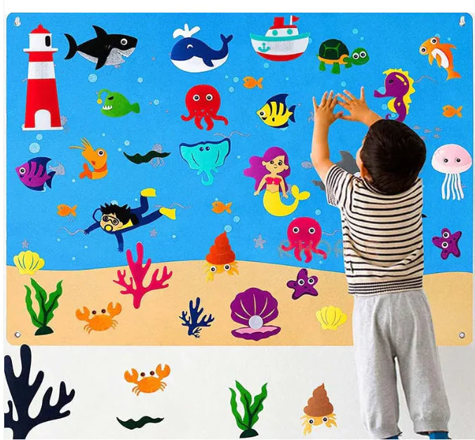 Interactive Science Discovery Felt Busy Board WEM Support (www.WEM.support)