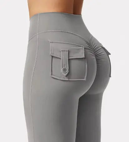 Wide Leg High Stretch Yoga Leggings WEM Support (www.WEM.support)