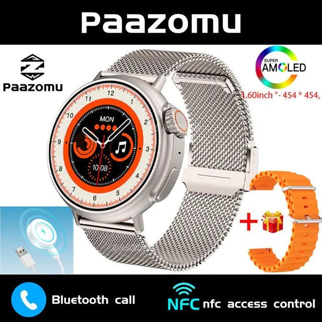 AMOLED 1.6 Inch Smart Watch WEM Support (www.WEM.support)