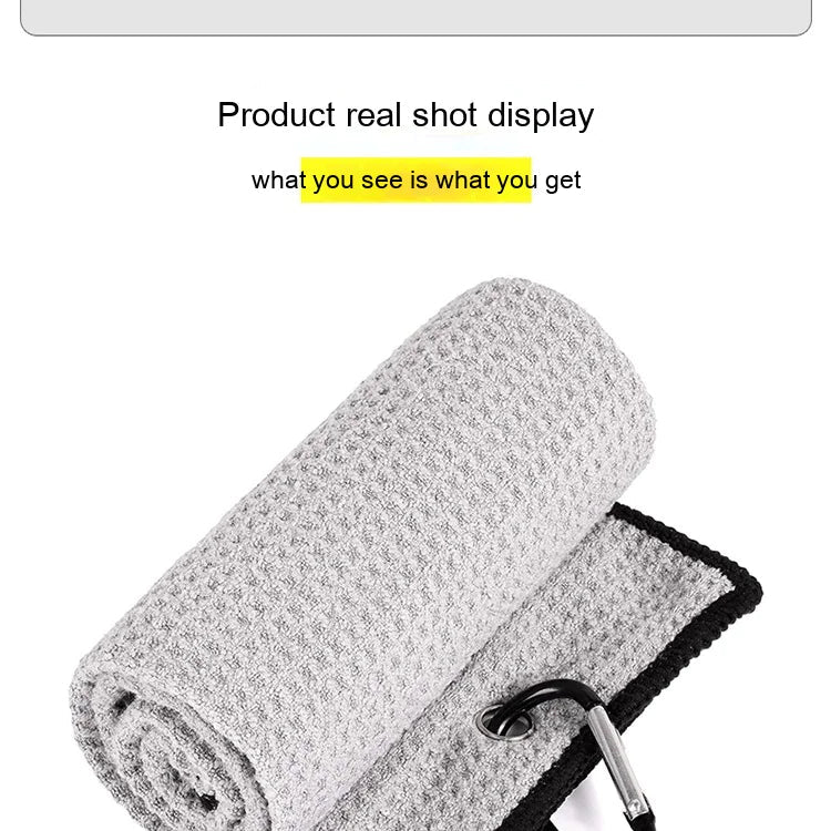 Waffle Golf Ball Cleaning Towel HejK.com Marketplace LLC