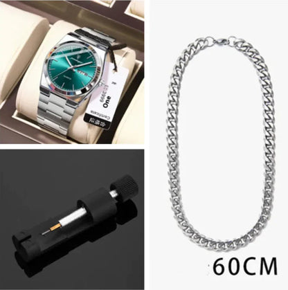 SlimLine Waterproof Quartz Watch WEM Support (www.WEM.support)