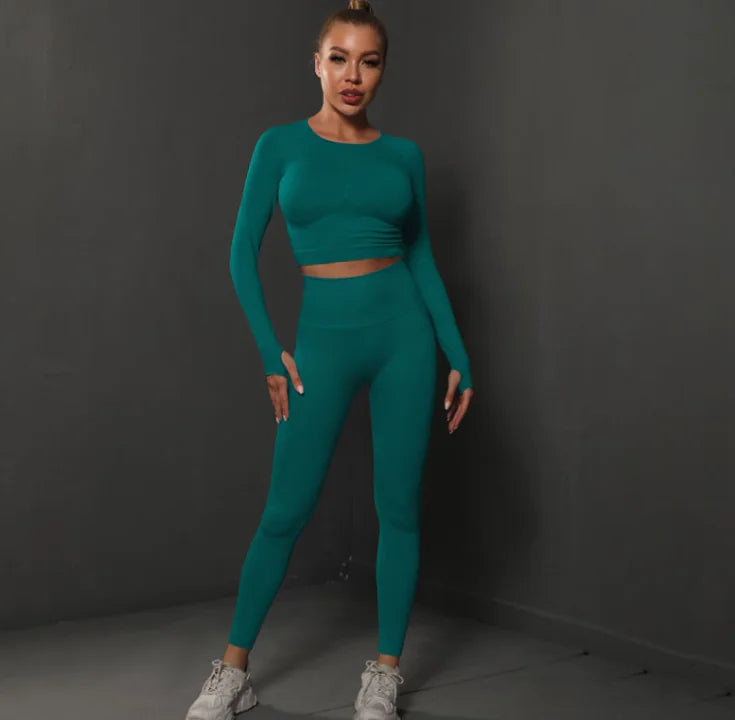 Knitted Yoga Pants Suit WEM Support (www.WEM.support)