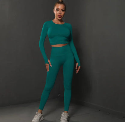 Knitted Yoga Pants Suit WEM Support (www.WEM.support)