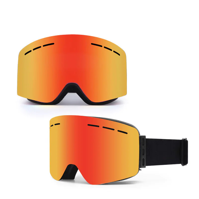 Anti-Fog Ski Goggles with Magnetic Lens WEM Support (www.WEM.support)