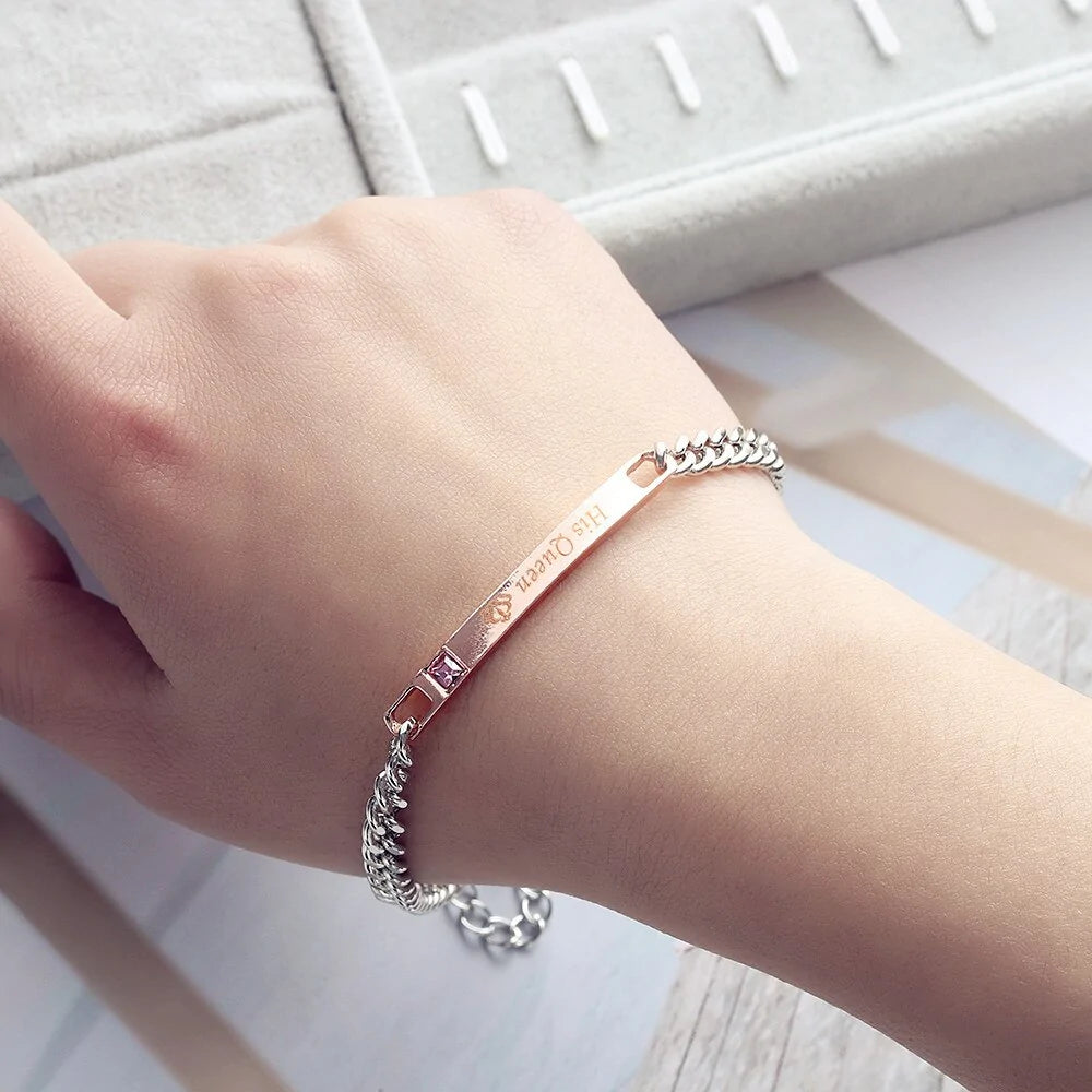 Trendy Lovely Couple Bracelets WEM Support (www.WEM.support)