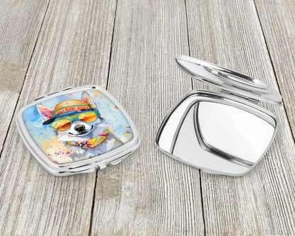 Alaskan Klee Kai Hippie Dawg Compact Mirror WEM Support (www.WEM.support)