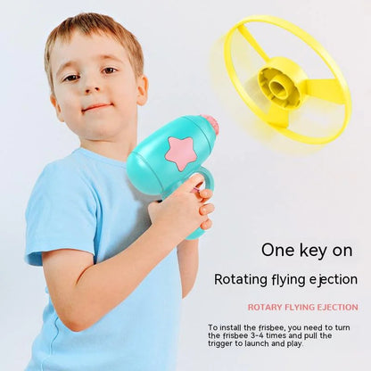 Training Launcher with Flying Discs WEM Support (www.WEM.support)