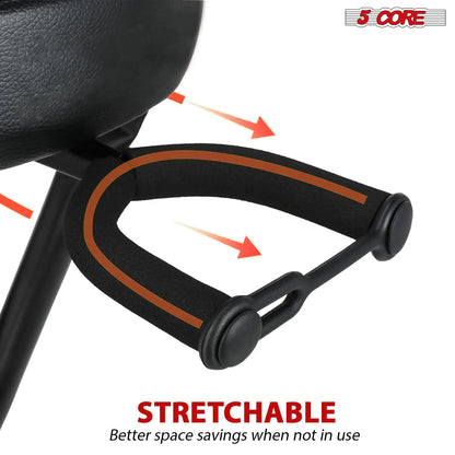 Banco de Guitarra 5Core Ajustável com Encosto, Assento Acolchoado e Suporte para Partitura OVAL WEM Support (www.WEM.support)