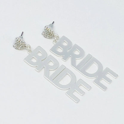 Say I Do Bride Earrings WEM Support (www.WEM.support)