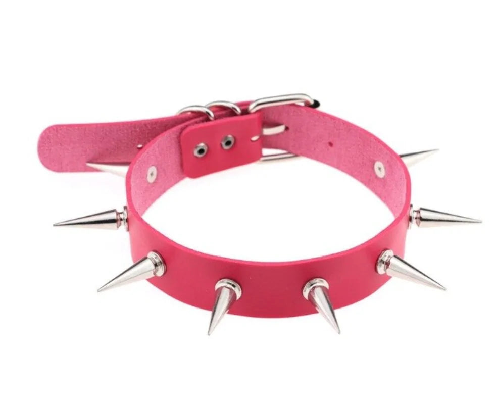 Spike Choker Necklace WEM Support (www.WEM.support)