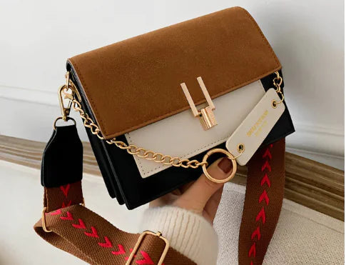 Women's Sleek Frost Square Shoulder Bag WEM Support (www.WEM.support)