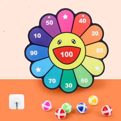Spot Wholesale Children's Sticky Ball Dart Board Cartoon Fun Dart Board Plus Velvet A Variety Of Creative Cartoon WEM Support (www.WEM.support)