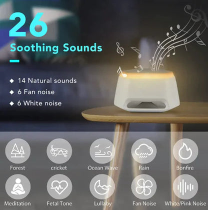 White Noise Sleeping Night Light WEM Support (www.WEM.support)