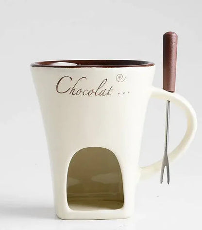 Chocolate Cheese Fondue Mug WEM Support (www.WEM.support)