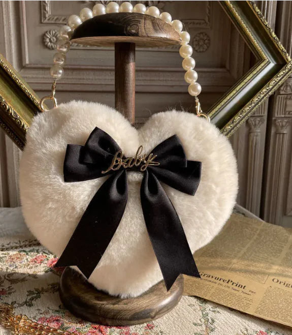 Heart Plush Hand Carrying Bag HejK.com