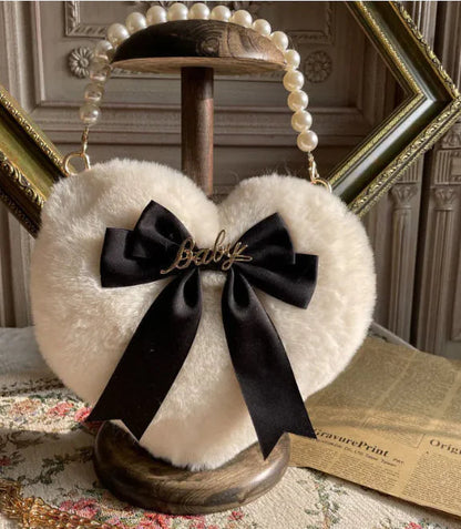 Heart Plush Hand Carrying Bag HejK.com
