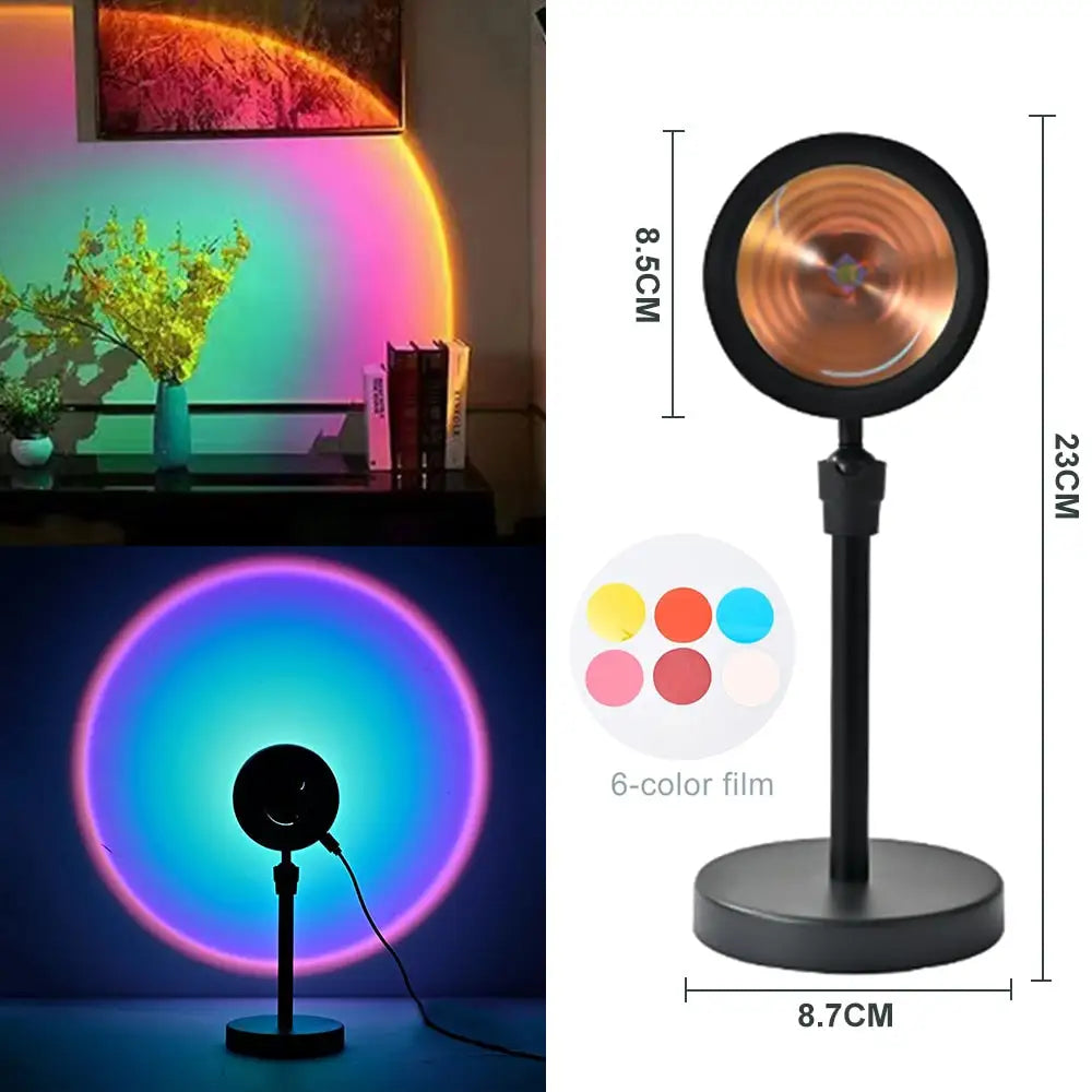 Sunset-Inspired LED Lamp WEM Support (www.WEM.support)