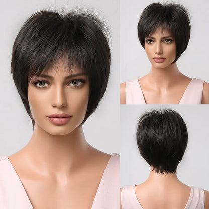 Estilo Natural Corto: Peluca para Mujer HejK.com Marketplace LLC