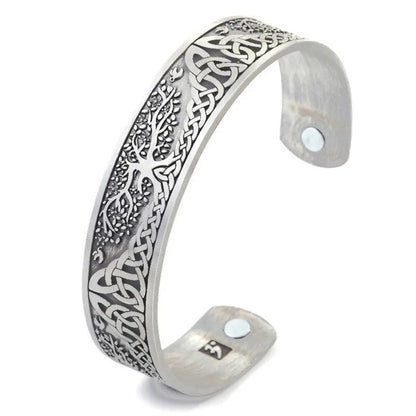 Life Tree Engraved Ankle Bracelet WEM Support (www.WEM.support)
