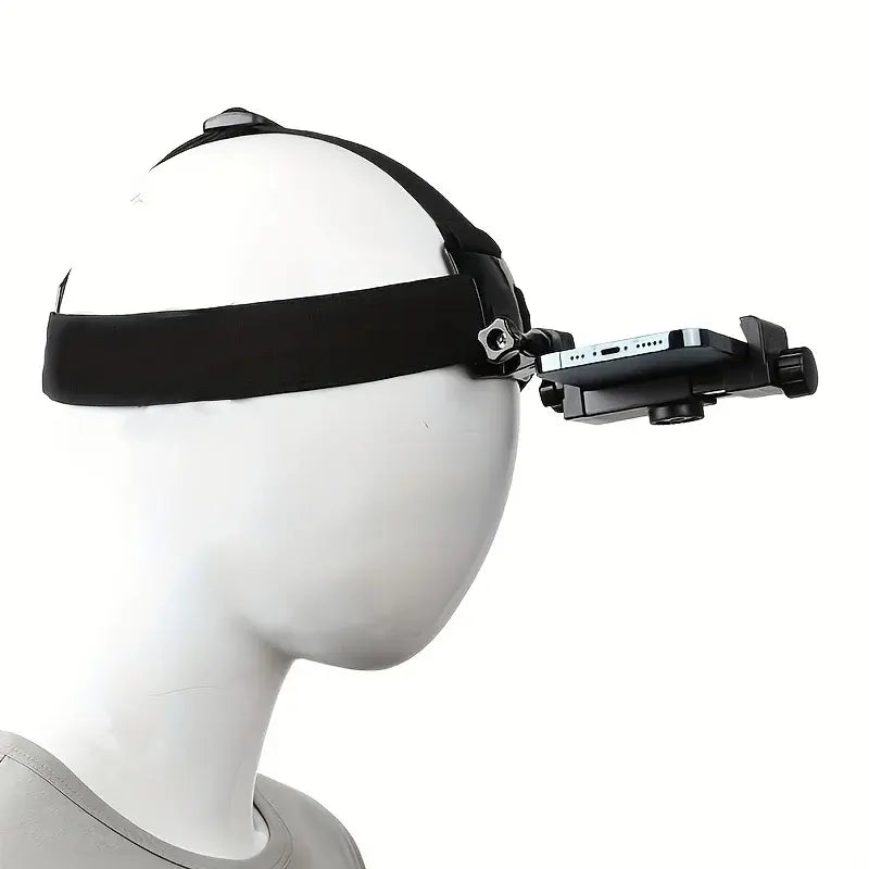 Adjustable Head Mounted Mobile Phone WEM Support (www.WEM.support)