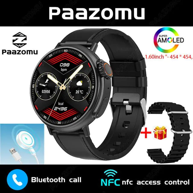 AMOLED 1.6 Inch Smart Watch WEM Support (www.WEM.support)