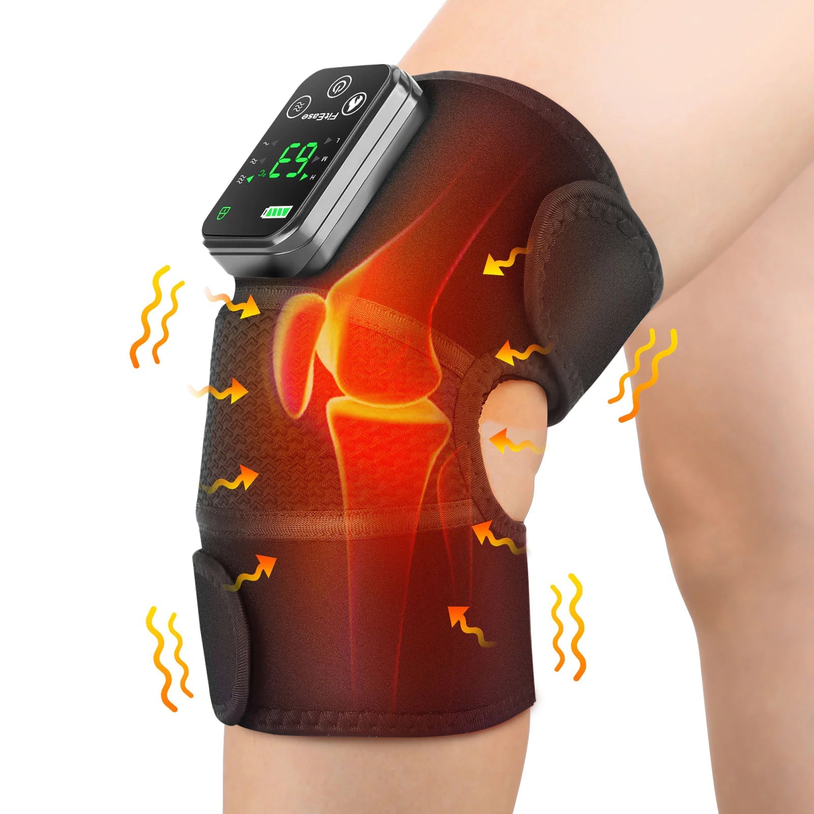 Kneecap, Elbow and Shoulder Intelligent Heating Vibration Massager WEM Support (www.WEM.support)