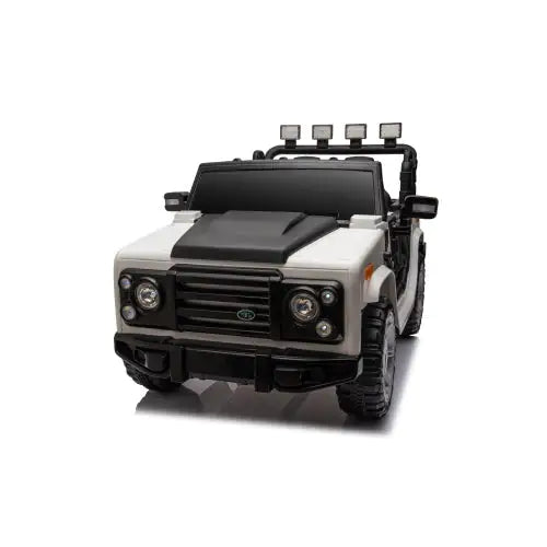 12v7a 30wX2 Tração nas Quatro Rodas com Assentos de Couro, Partida com Um Botão, Marcha Frente e Ré, Velocidades Alta e Baixa, Música, Faróis, Display de Energia e Duas Portas que Podem Ser Abertas WEM Support (www.WEM.support)