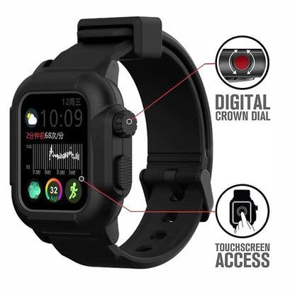 Waterproof Box Case Strap For Apple Watch WEM Support (www.WEM.support)