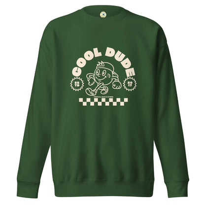 Cool Dude Surfer Premium Sweatshirt WEM Support (www.WEM.support)