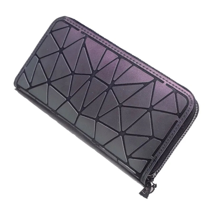 Slim Thin Geometric-Patterned Wallet WEM Support (www.WEM.support)
