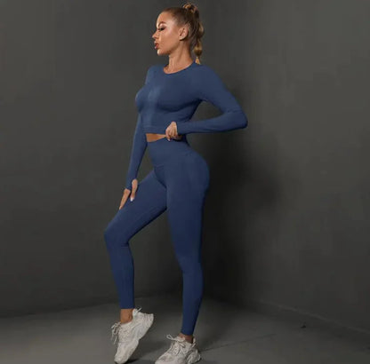 Knitted Yoga Pants Suit WEM Support (www.WEM.support)