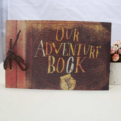 Adventure DIY Vintage Kraft Paper Scrapbook Photo Album WEM Support (www.WEM.support)