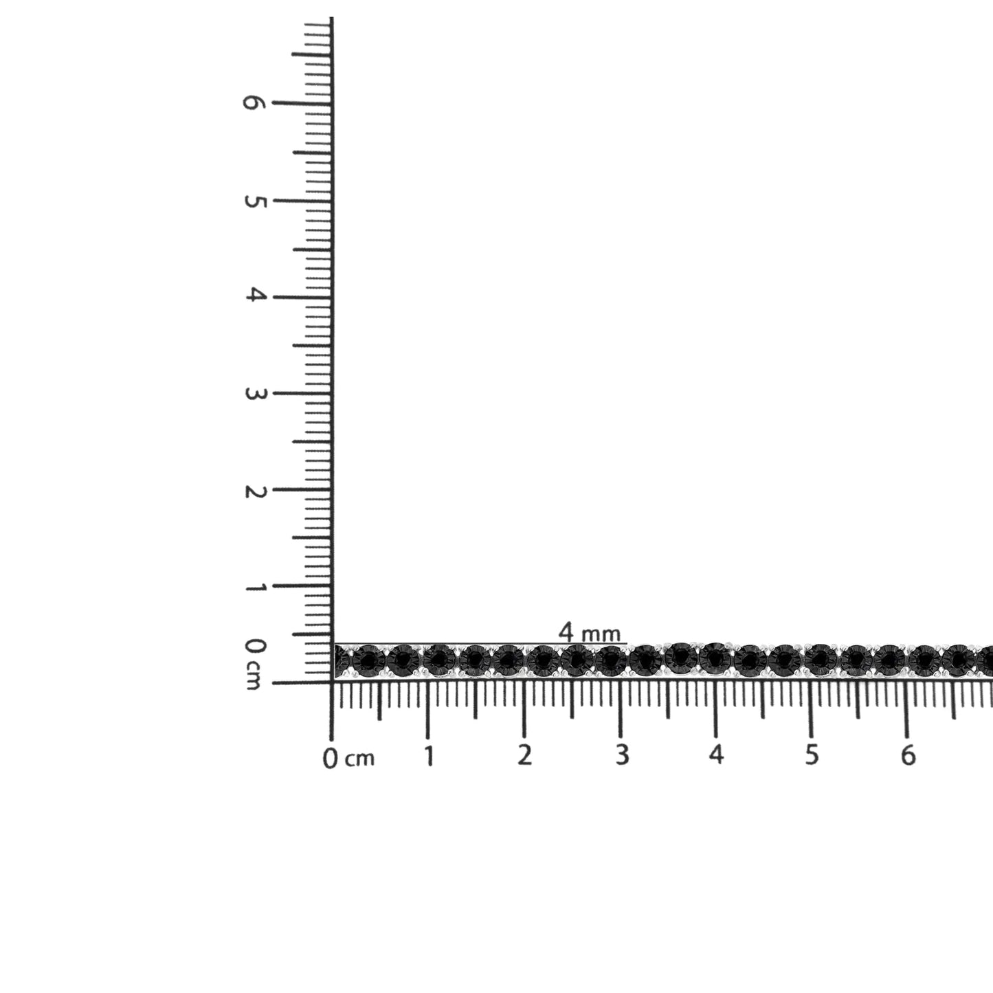 .925 Sterling Silver 1.0 Cttw Miracle-Set Treated Black Diamond Round Miracle Plate Tennis Bracelet (Black Color, I3 Clarity) - 7.25" WEM Support (www.WEM.support)