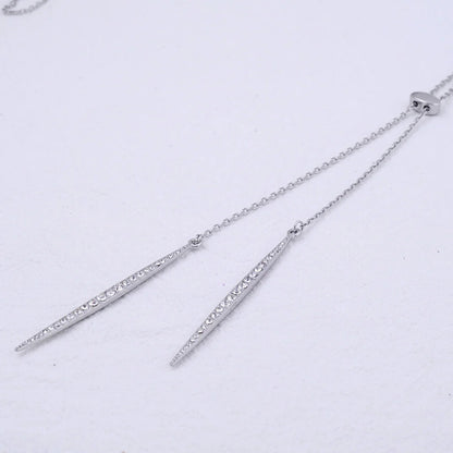Slim Lariat Necklace WEM Support (www.WEM.support)