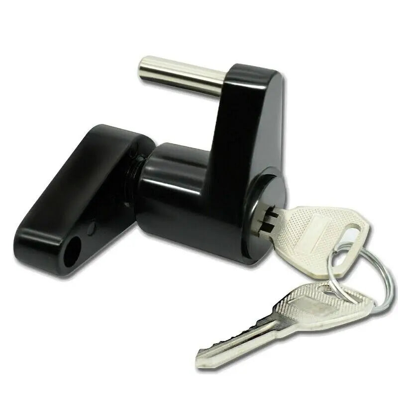 Trailer Hitch Coupler Lock Dia 1/4" Span 3/4" For Tow Boat RV Truck Car + 2 Keys WEM Support (www.WEM.support)