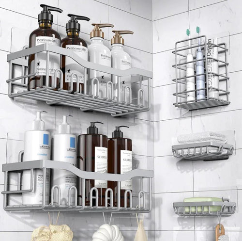 Bathroom Wall-mounted Storage Rack WEM Support (www.WEM.support)