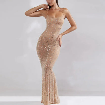 Lady Fashion Suspenders Mermaid Dress WEM Support (www.WEM.support)