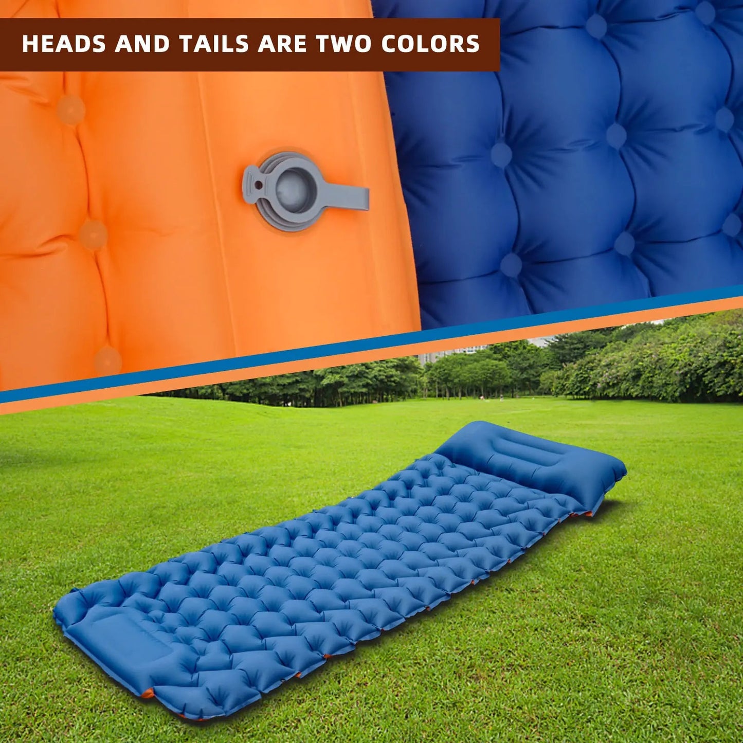 Adventurer's Dream Inflatable Sleeping Pad WEM Support (www.WEM.support)