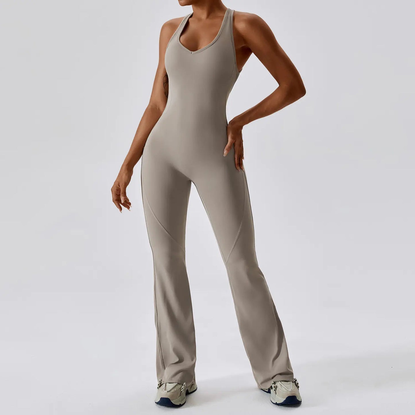 WISFIT Chic Yoga Bodysuit with Cut-out Back HejK.com Marketplace LLC