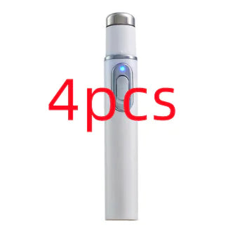 An image of a blue light therapy acne laser pen with the number 2pcs indicating two pieces are included.