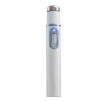 An image of a blue light therapy acne laser pen with the number 2pcs indicating two pieces are included.