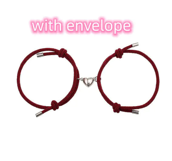 Simple Nylon Love Magnetic Bracelet WEM Support (www.WEM.support)