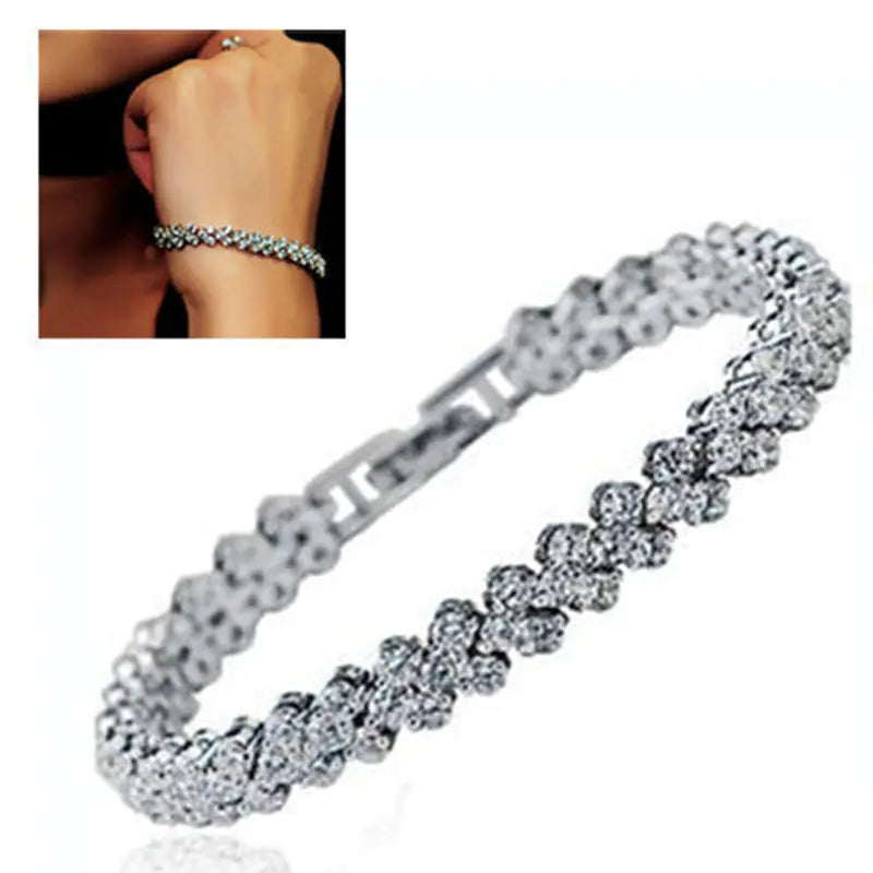Luxury Roman Crystal Bracelet WEM Support (www.WEM.support)