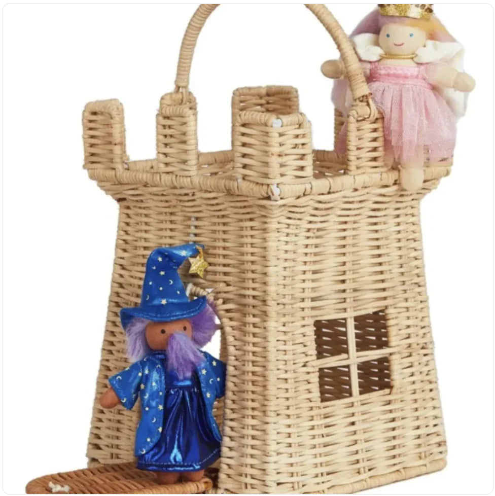 Castle Cabas Toy Storage Bag for Kids WEM Support (www.WEM.support)